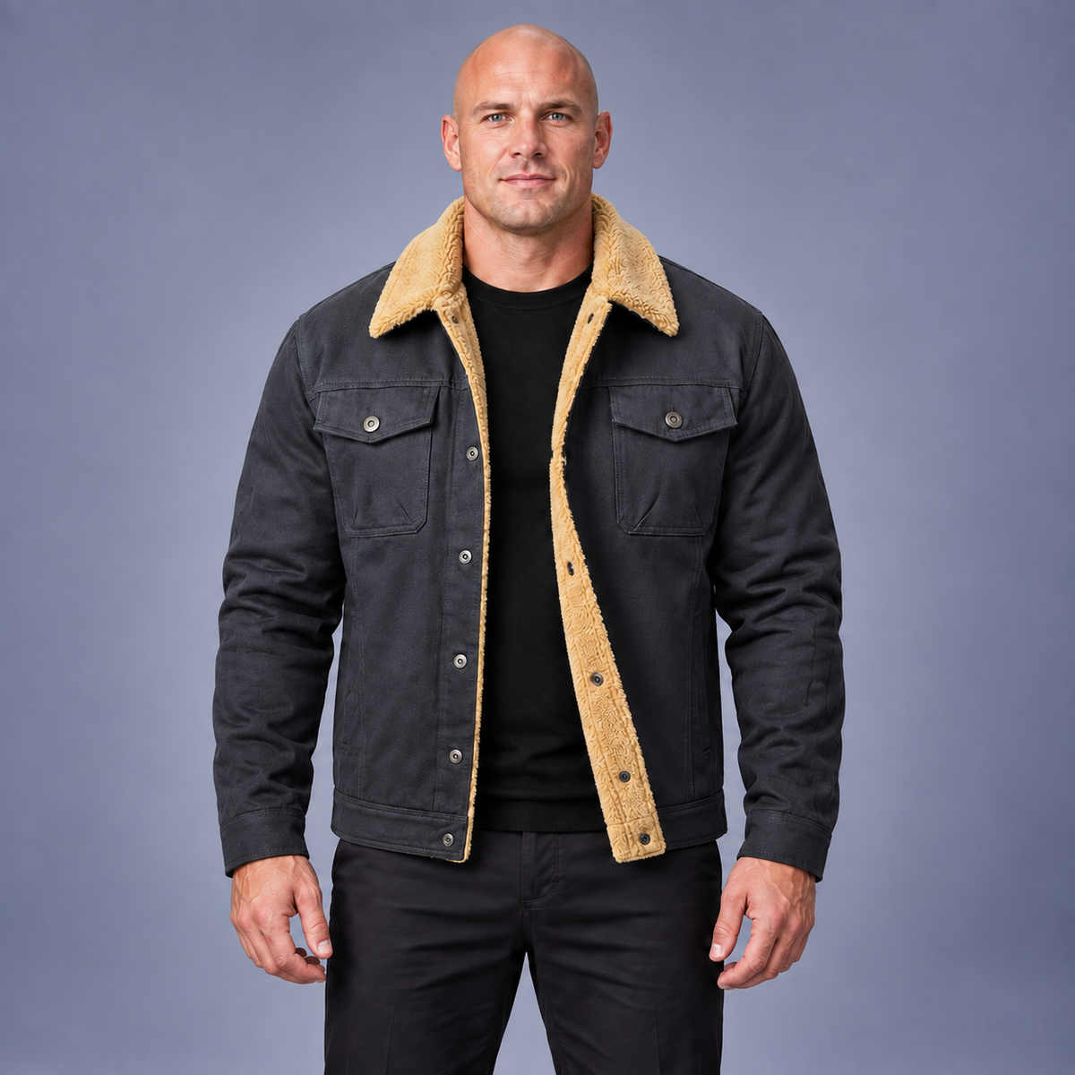 Fontavier Men's Lined Cotton Workwear Jacket