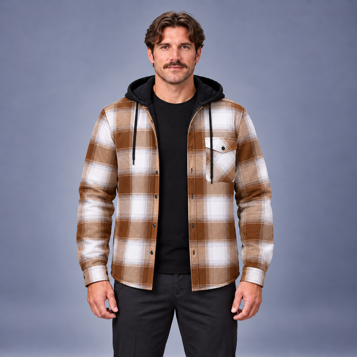 Men's Fall and Winter Casual Fashion Sports Plus Thick Hoodie