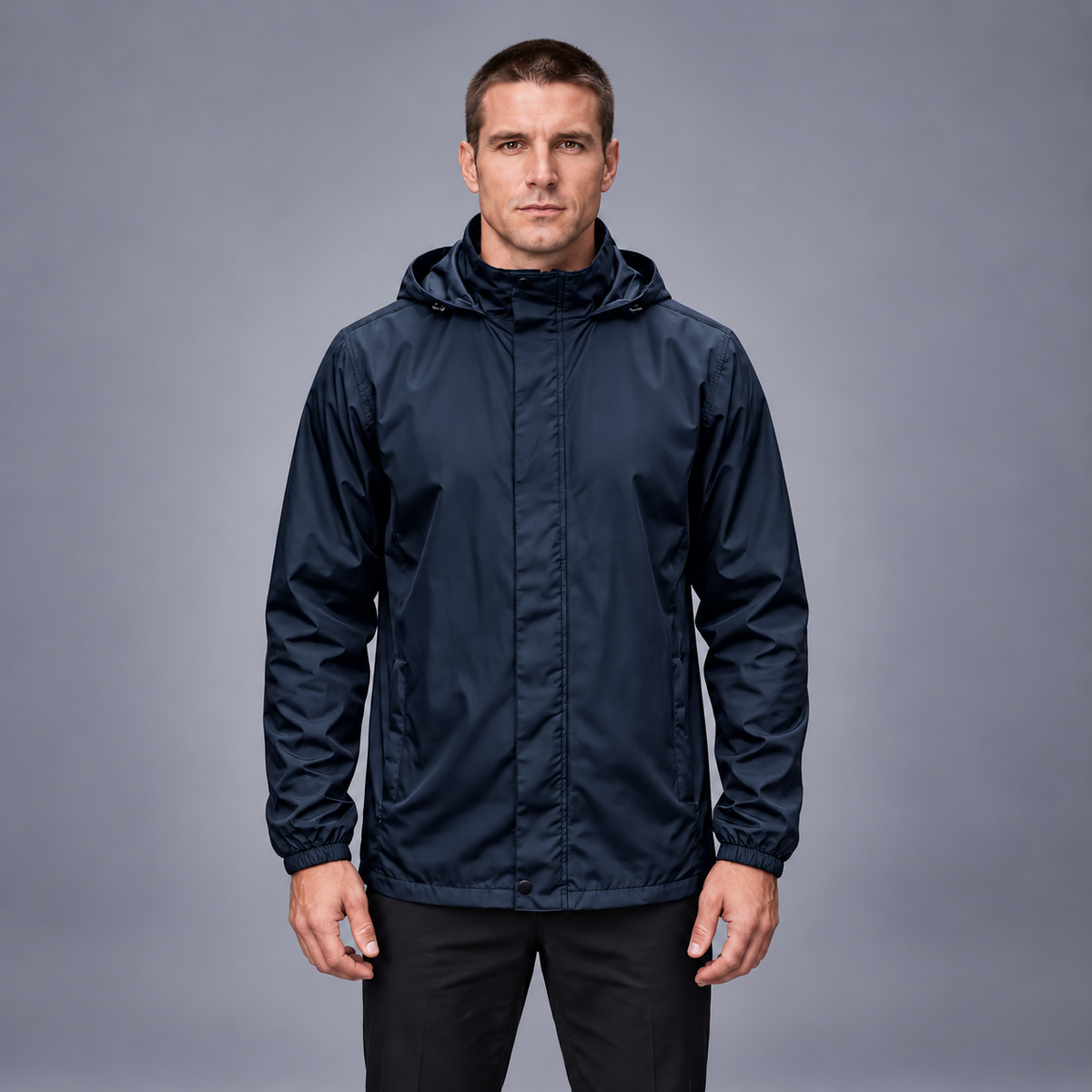 Fontavier Men's Packable Softshell Raincoat