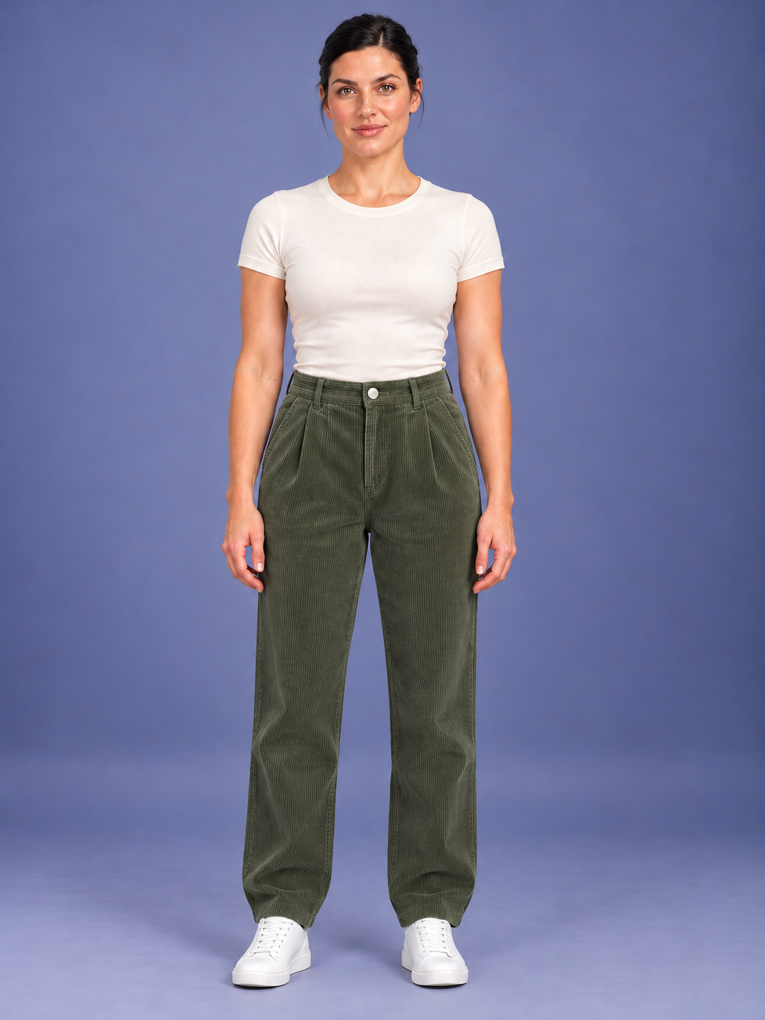 Women's Drapey Wide-Leg Trousers
