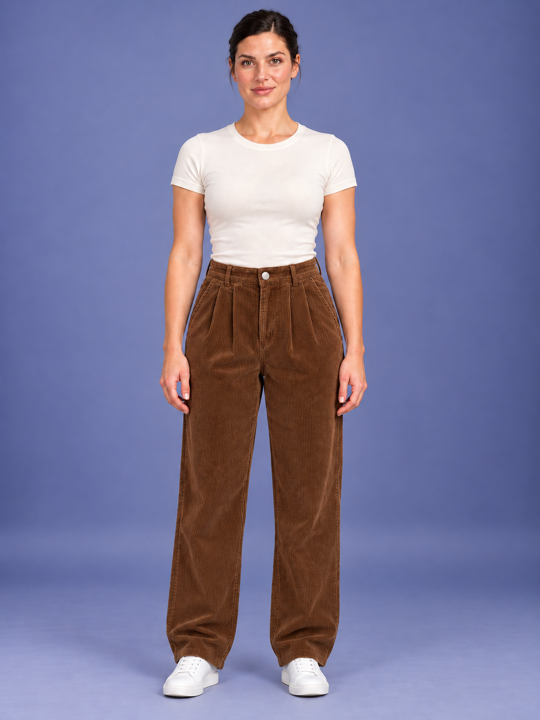 Women's Drapey Wide-Leg Trousers