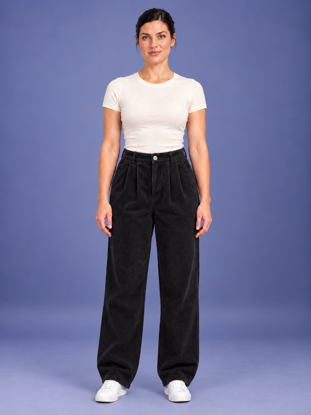 Women's Drapey Wide-Leg Trousers