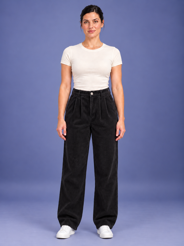 Women's Drapey Wide-Leg Trousers