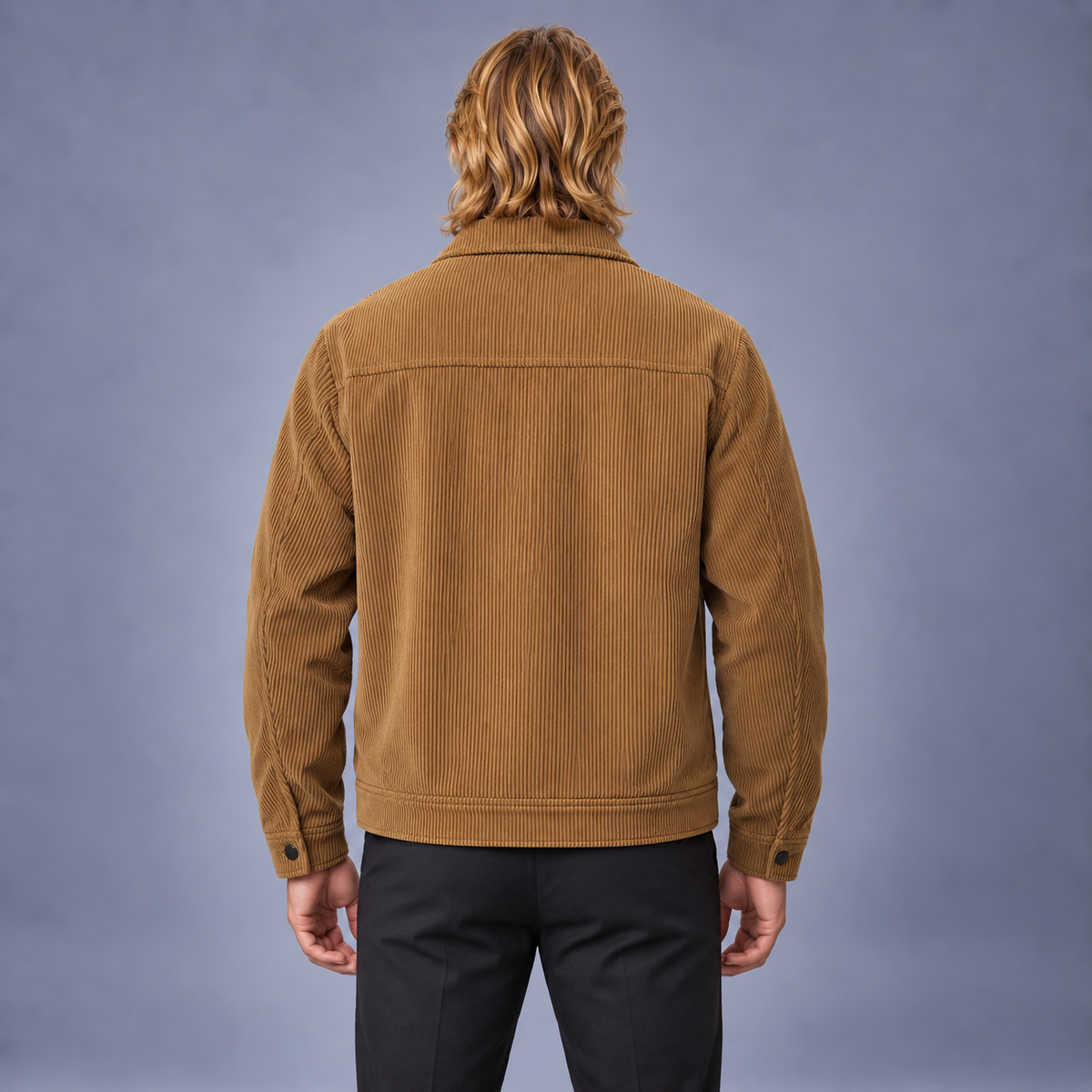 Fontavier Men's Corduroy-Style Cargo Jacket - view 2