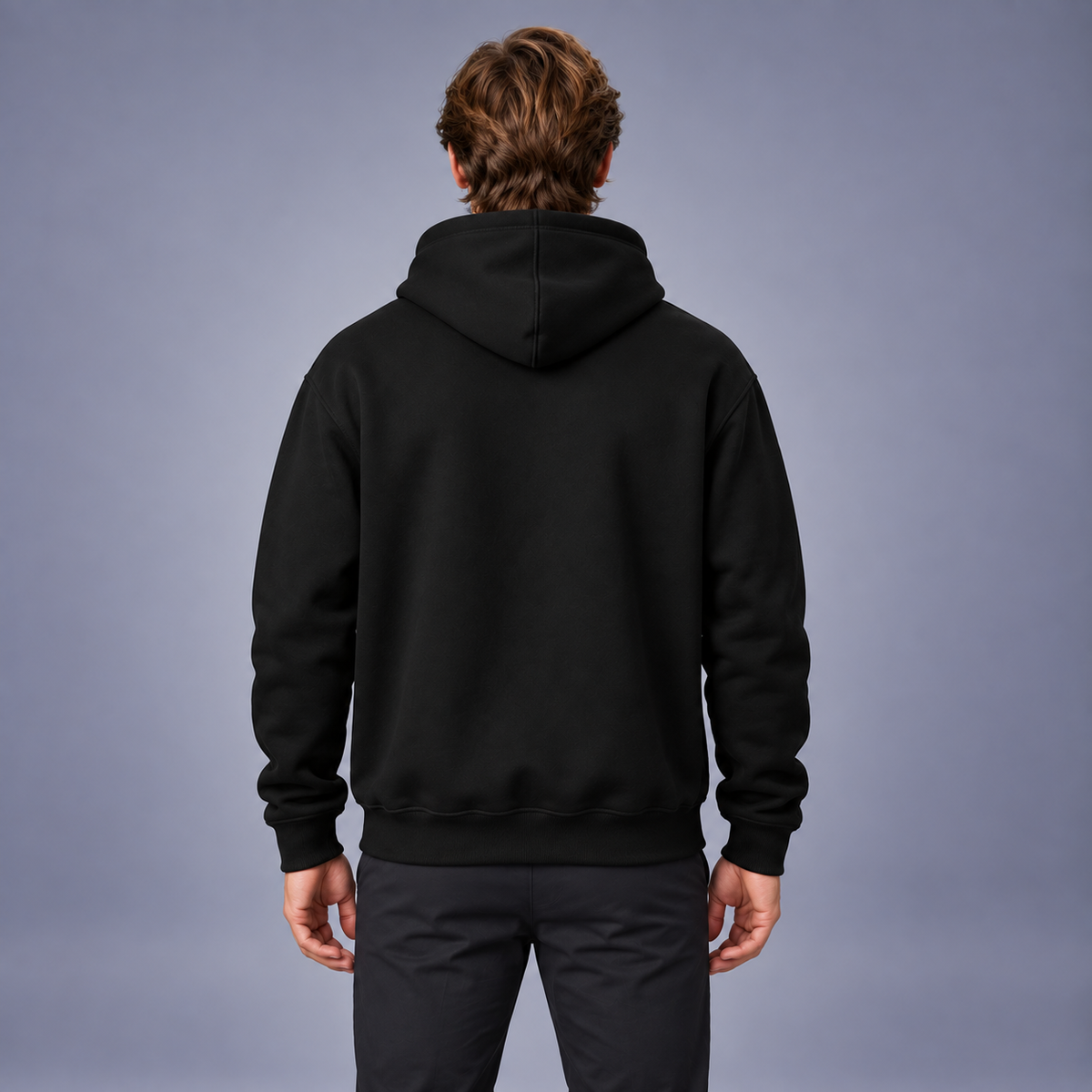 Fontavier Men's Fleece-Lined Kangaroo Pocket Hoodie - view 2
