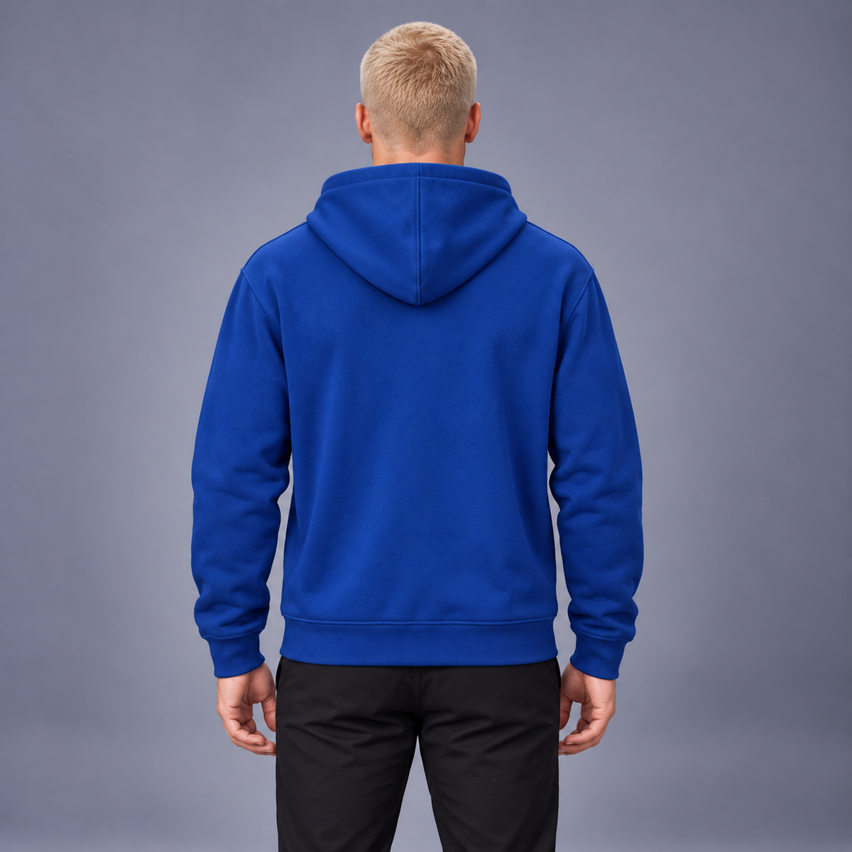 Fontavier Men's Solid Zip-Up Hooded Sweatshirt - view 6